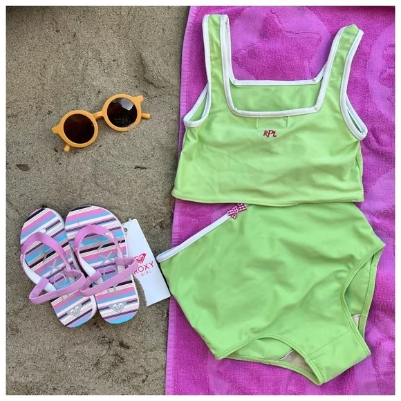 Ralph Lauren Square Neckline Tankini High Waist Bikini - Picture 4 of 7